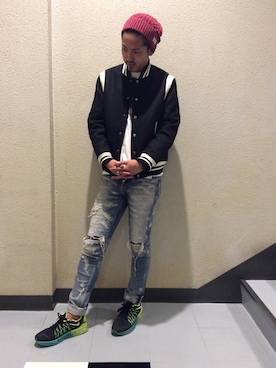 「jackrose」｜「アイテム（ブルゾン）」を使った、JACKROSE SHIBUYAさん（メンズ・170cm）の秋コーディネート