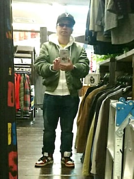 「Rat Roen（ラットロエン）のアイテム」を使った、ＴＫ@じんたんさん（メンズ・167cm）の春コーディネート