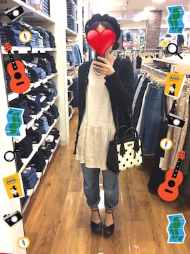 「POU DOU DOU（プードゥドゥ）のアイテム（ハンチング/ベレー帽）」を使った、もみさん（レディース・163cm）の秋コーディネート