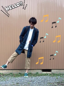 ネックレスを使った 秋服 のメンズ人気ファッションコーディネート Wear