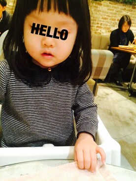 「Little Marc Jacobs（リトルマークジェイコブス）のアイテム（ワンピース/ドレス）」を使った、さとみさん（キッズ・80cm）の春コーディネート