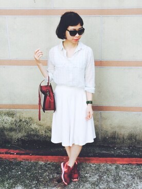 eRIKAさん（レディース・157cm）の夏コーディネート