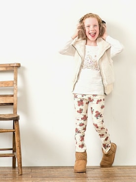 「disney」｜Right-on KID'Sさん（キッズ・120cm）の秋コーディネート