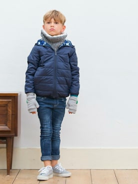 「Right-on（ライトオン）のアイテム（ジャケット/アウター）」を使った、Right-on KID'Sさん（キッズ・120cm）の秋コーディネート
