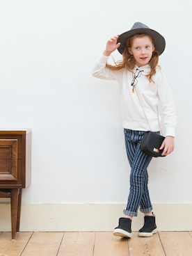 「アイテム（パーカー）」を使った、Right-on KID'Sさん（キッズ・120cm）の秋コーディネート