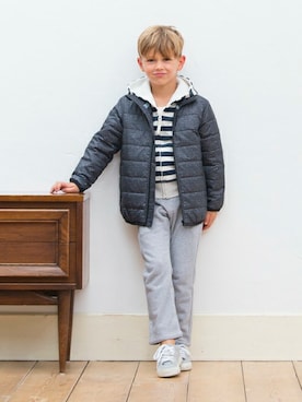「Right-on（ライトオン）のアイテム（ジャケット/アウター）」を使った、Right-on KID'Sさん（キッズ・120cm）の秋コーディネート