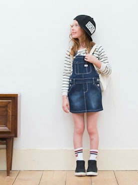 「Right-on（ライトオン）のアイテム（スウェット）」を使った、Right-on KID'Sさん（キッズ・120cm）の秋コーディネート