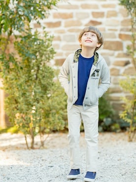 「Right-on（ライトオン）のアイテム（スニーカー）」を使った、Right-on KID'Sさん（キッズ・120cm）の冬コーディネート