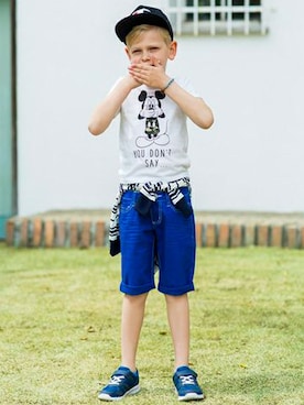 「アイテム（パーカー）」を使った、Right-on KID'Sさん（キッズ・120cm）の春コーディネート