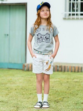 「Right-on（ライトオン）のアイテム（シューズ）」を使った、Right-on KID'Sさん（キッズ・120cm）の春コーディネート