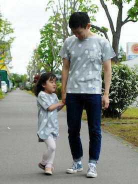 「RUSSELL（ラッセル）のアイテム」を使った、Right-on KID'Sさん（キッズ・120cm）の夏コーディネート