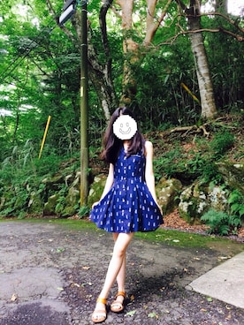 「RD（ルージュ ディアマン）のアイテム（ワンピース/ドレス）」を使った、Mayuさん（レディース・153cm）の夏コーディネート