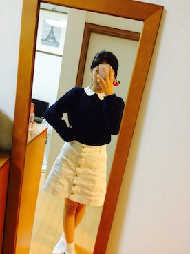「としまえん」｜Mayuさん（レディース・153cm）の秋コーディネート