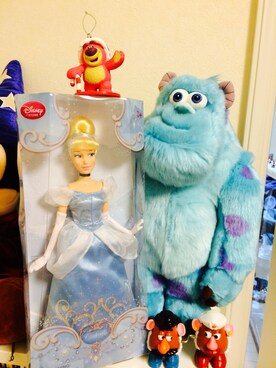 「Disney（ディズニー）のアイテム（フィギュア）」を使った、Mayuさん（レディース・153cm）の冬コーディネート