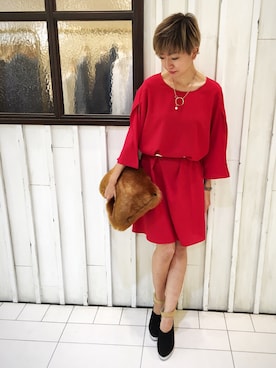 「OSMOSIS（オズモーシス）のアイテム（シューズ）」を使った、osmosis名古屋 yukaさん（レディース・160cm）の秋コーディネート