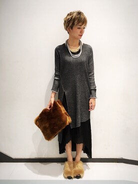 「OSMOSIS（オズモーシス）のアイテム（シューズ）」を使った、osmosis名古屋 yukaさん（レディース・160cm）の秋コーディネート