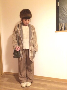「The Hill-Side（ヒルサイド）のアイテム」を使った、mochikinさん（レディース・148cm）の秋コーディネート