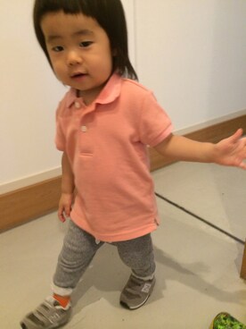 「ミッキー帽子」｜nicoさん（キッズ・90cm）の夏コーディネート