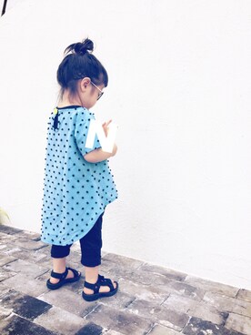 「teva風」｜nicoさん（キッズ・90cm）の夏コーディネート