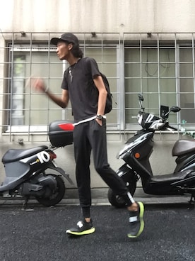 「markaware（マーカウェア）のアイテム（アナログ腕時計）」を使った、将軍さん（メンズ・188cm）の夏コーディネート