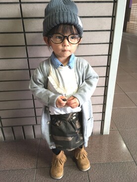 niinaさん（キッズ・90cm）の秋コーディネート