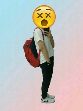 「NIKE（ナイキ）のNIKE/ナイキ グランドテラス 654495（スニーカー）」を使った、みんそくさん（レディース・157cm）の夏コーディネート