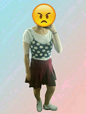 「NIKE（ナイキ）のNIKE/ナイキ グランドテラス 654495（スニーカー）」を使った、みんそくさん（レディース・157cm）の夏コーディネート