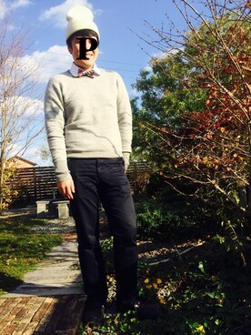 ぺっちさん（メンズ・173cm）の秋コーディネート