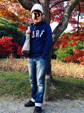 ぺっちさん（メンズ・173cm）の秋コーディネート