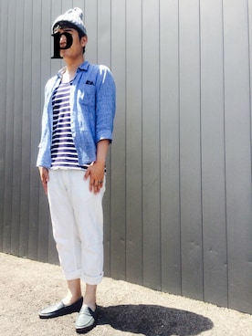 ぺっちさん（メンズ・173cm）の夏コーディネート