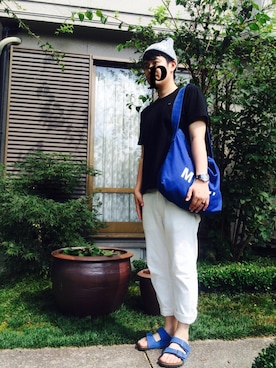 ぺっちさん（メンズ・173cm）の夏コーディネート