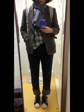 「머플러」｜imさん（レディース・166cm）の春コーディネート