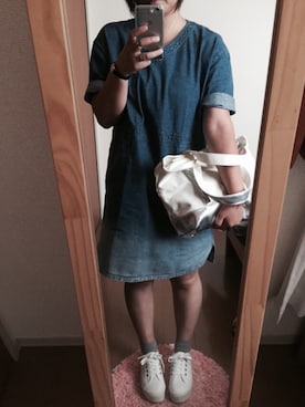 「ららぽーと」｜「アイテム（シューズ）」を使った、sayakaさん（レディース・156cm）の夏コーディネート