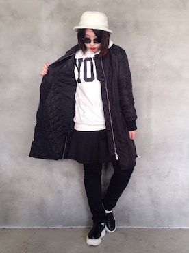 しえる。さん(レディース・165cm)の冬コーディネート