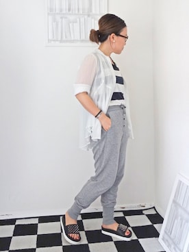 水無川ミワさん(レディース・156cm)の夏コーディネート