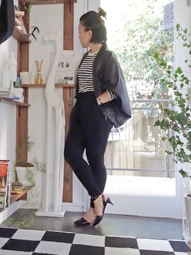 「C'est pas grave（セパグラーブ）のアイテム」を使った、水無川ミワさん（レディース・156cm）の秋コーディネート