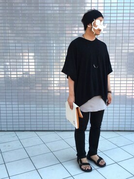 「チャイハネ（チャイハネ）のアイテム（ヘアアクセサリー）」を使った、KATooooNさん（メンズ・173cm）の夏コーディネート