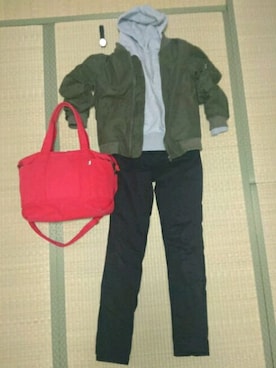 「Add---（アッド）のアイテム」を使った、Sakiさん（レディース・164cm）の春コーディネート