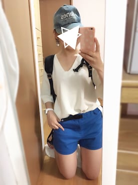 「ドラフトCLB」｜あひさん（レディース・162cm）の夏コーディネート
