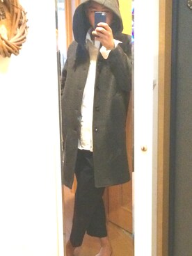 「ikka（イッカ）のアイテム（その他アウター）」を使った、stayさん（メンズ・172cm）の冬コーディネート