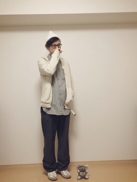 「KRIS VAN ASSCHE（クリスヴァンアッシュ）のアイテム（パンツ）」を使った、lightyearさん（メンズ・177cm）の春コーディネート