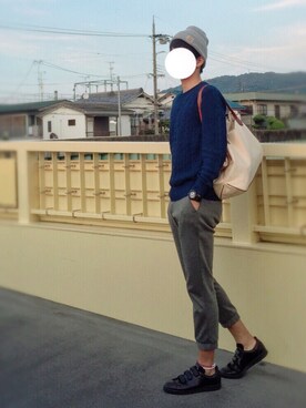 「勉強スタイル」｜naoto.さん（メンズ・184cm）の秋コーディネート