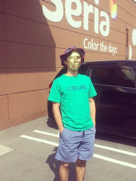 うんちゃんさん（メンズ・164cm）の夏コーディネート