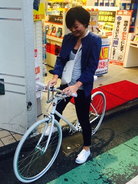 タンクトップを使った 自転車 のレディース人気ファッションコーディネート Wear タンクトップを使った 自転車 のレディース人気ファッションコーディネート Wear