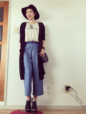 「アイテム（ブーティ）」を使った、millitaさん（レディース・159cm・30代）の夏コーディネート