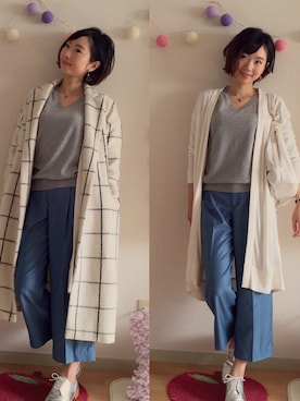 millitaさん（レディース・159cm）の冬コーディネート