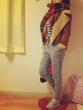 millitaさん（レディース・159cm）の冬コーディネート