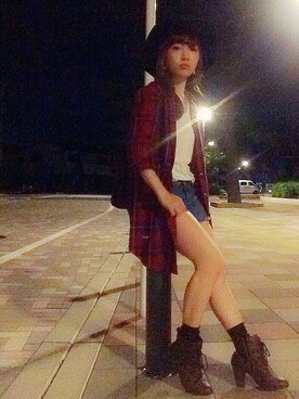 「アイテム（チュニック）」を使った、Yun____________＊さん（レディース・160cm・20代）の秋コーディネート