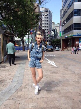 「FIG&VIPER（フィグアンドバイパー）のアイテム（ワンピース/ドレス）」を使った、なさん（レディース・158cm）の夏コーディネート