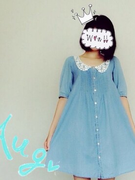 「アイテム（ワンピース/ドレス）」を使った、もぉかさん（レディース・165cm・10代）の夏コーディネート